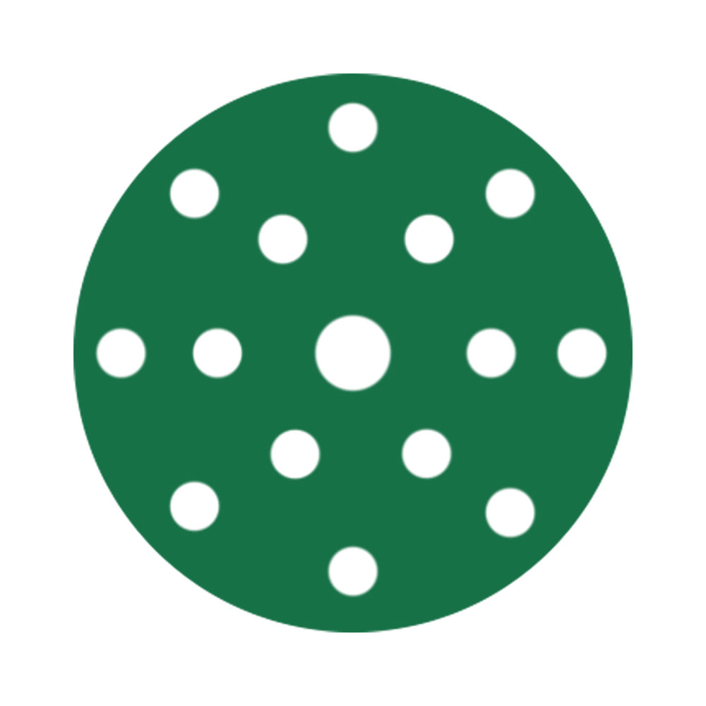 RUPES PROCUT Film Abrasive Discs 150mm (6") - 15 Holes - P180 Grit *Box of 50pcs [9.45FD180]