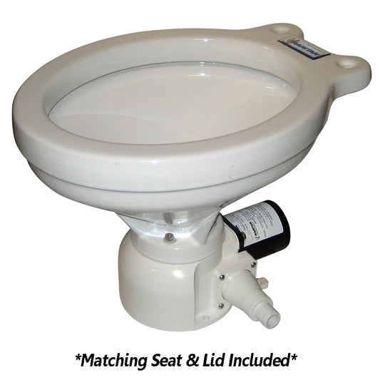 Raritan Sea Era QC Toilet - Household Style - Remote Intake Pump - Straight  90 Discharge - Smart Toilet Control - 12v [162HR012]