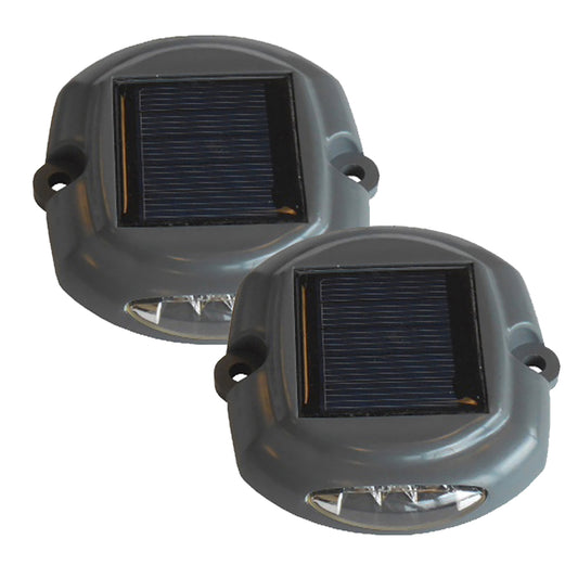Dock Edge Docklite Solar Dock & Deck Light - 2-Pack [DE96262F]