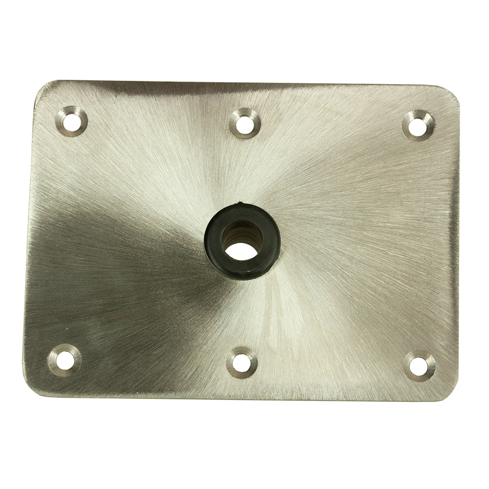 Springfield Rough Rectangular Springfield KingPin 6 x 8 Stainless Steel Rectangular Base Standard ...