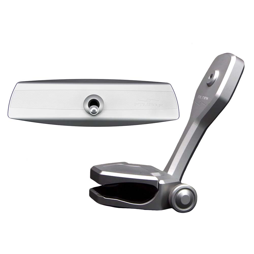 PTM Watersports Mirror/Bracket Kit w/VR-140 Elite Mirror  ZXR-320 (Silver) [P12848-1320TEBCL]